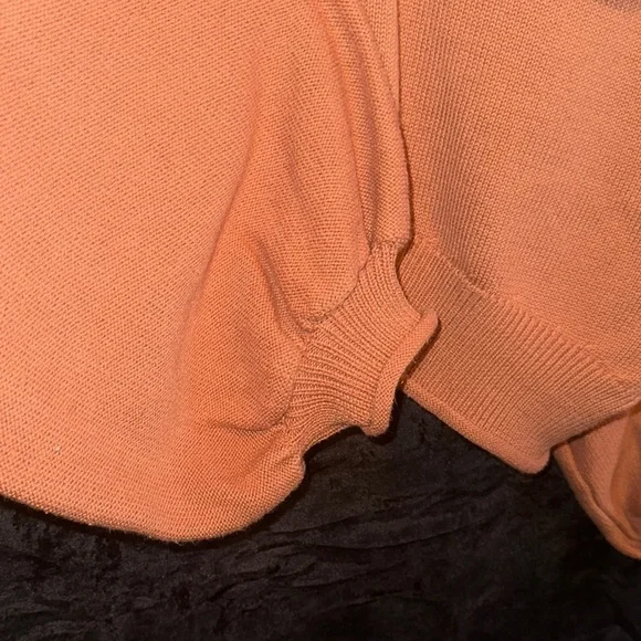 POL Women's Cozy Rust Crew Neck Sweater - Picture 3 of 4